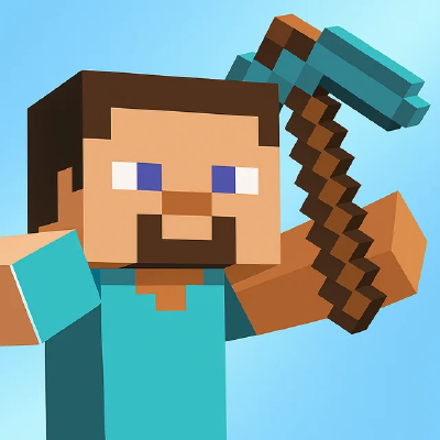 DevZ’s GitHub avatar: a Minecraft character holding a pickaxe